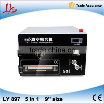 All-in-one LY 897A toucn screen 9 inch OCA vacuum laminating machine,no bubble,not need air compressor