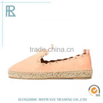 Wholesale Cotton newborn espadrilles with wedge heel