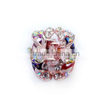 New Arrival Butterfly Design Glass beads And Crystal Hair Claw