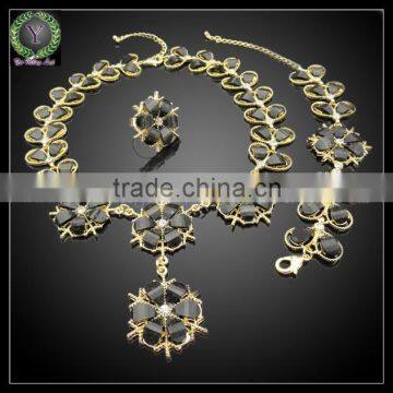 2015 gold shining stones beautiful new wholesale african gold jewelry