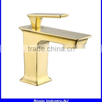 chrome golden single lever basin mixer faucet                        
                                                Quality Choice