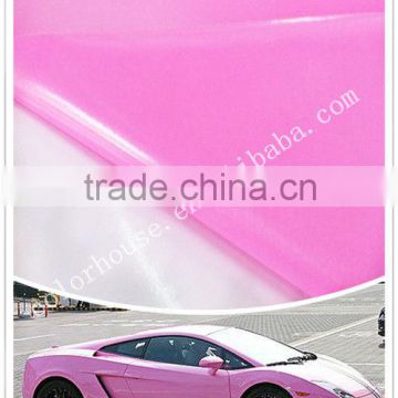 Matt pink decorative vinyl car stickers