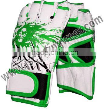 Custom Printed Leather MMA Gloves photo-4