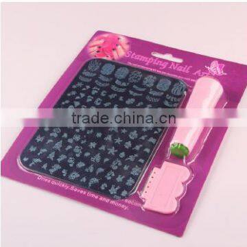 manufacturer nail art stamping plate /nail art scraper set