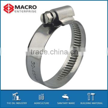 Germany welding hose clamp , Worm Drive , No Perforation (DIN)