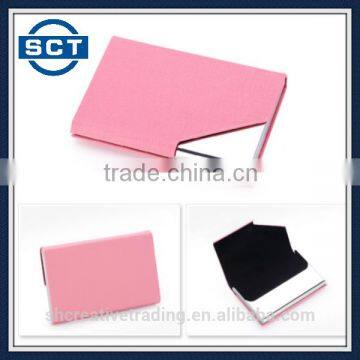 Pink Color Business Card Holders for Business Gifts Women