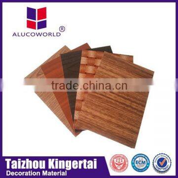 Alucoworld Good Fame ACP Panels Professional ACM Material outdoor wood panel