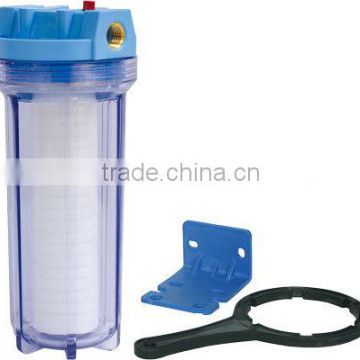 10 inch prepositive water filter with solar and sediment for bath