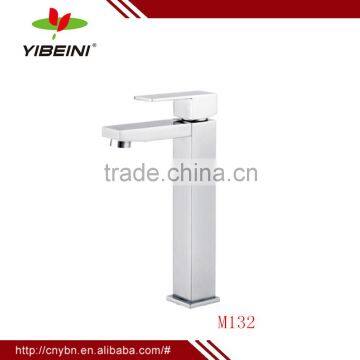 hight light surface basin faucet_hot&cold water tap_brass basin mixer