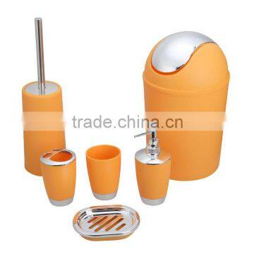 Whole 6pcs Set Simple Plastic Bathroom accessories