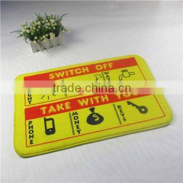 Customized Mat, Door Mat Rugs For Hotel Carpet YC-001