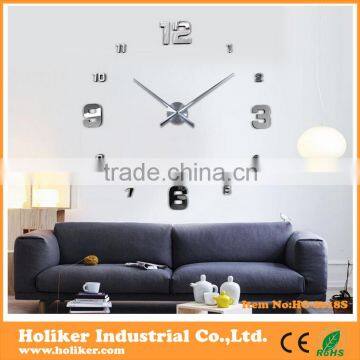 Wholesale acrylic diy 3d mirror wall clock                        
                                                Quality Choice