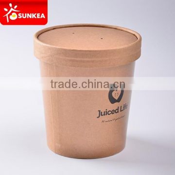 Custom logo printed disposable round paper soup container                        
                                                Quality Choice