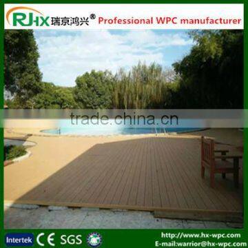 cheap composite decking material with waterproof and moisture-proof