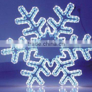 snowflake rope light motif