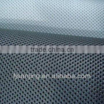 polyester warp knitted mesh fabric with 30D MONO for chairs, sports shoes .