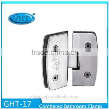 Hot Sale Stainless Steel Bathroom Hardware Folding Shower Glass Door Hinge Clamp