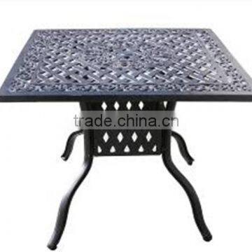 New design square outdoor cast aluminum table made in China indonesia bugil foto gadis artis table artis table