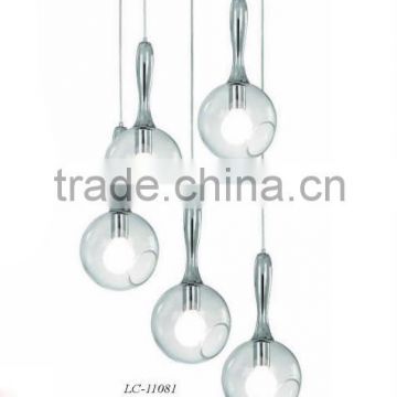 Ball glass chandeliers pendant lights