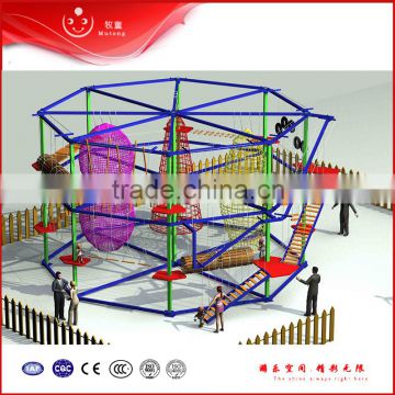 indoor china rope nets playground for kids