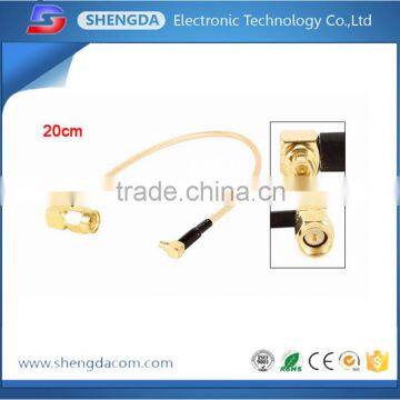 Antenna Pigtail cable with SMA to MMCX