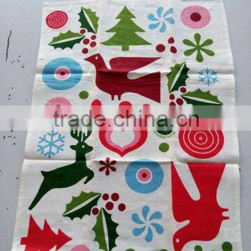 Kitchen Linen Tea Towel for Promotion and Giftkitchen Printed Tea Towel for Home Decoration Cat Design photo-6