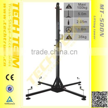 MT-500N Lifting Tower, 100KG Handwinch Lighting Stand