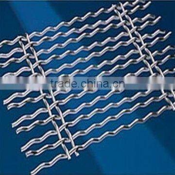 galvanized zinc or stainless steel wire crimped wire mesh