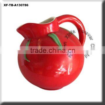 tomato shaped ceramic pots craft