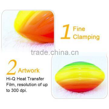 Rainbow Series PU Foam Rugby Ball for Lawn Sports photo-6