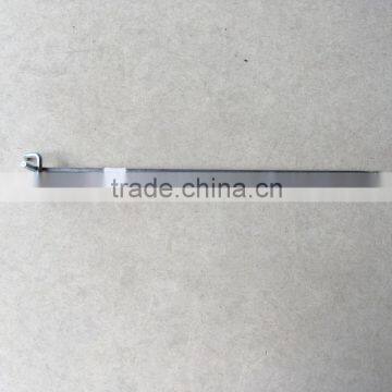 Metal Zinc coated single line peg hooks with ball end KF-J001