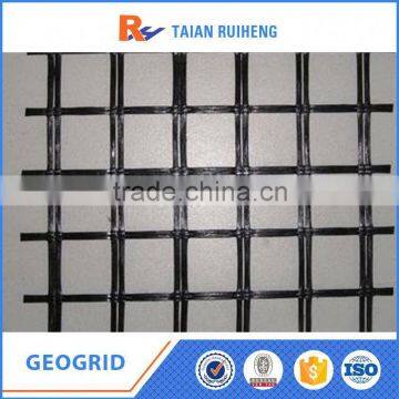 Fiberglass Geogrid For Soil Reinforcement 100~100/KN/m