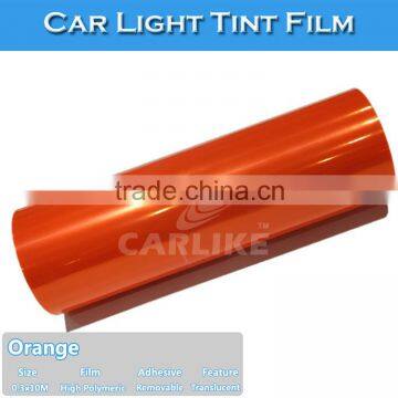 High Quality 0.3*10m Sino Orange Car Light Wrapping photo-3