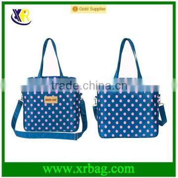 fashion dot style big portable mummy bag