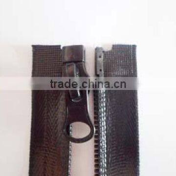 7# Waterproof Nylon Zipper Invisible Waterproof Zipper Open End Zipper Custom Pulls Coate Zipper photo-2