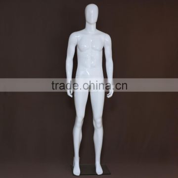 Fashion Retail Clothing Store Window Display White Man mannequin