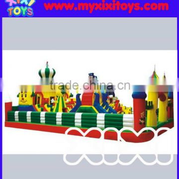 Large inflatable castle playground for kids, inflatable fun city children playground