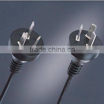 3 pole plug AC power cord made in China