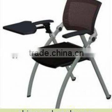 good price of school chairs with armrest writing pad