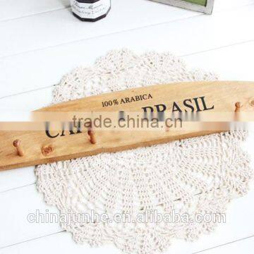 Hot Sale Clothes Hanger Hook Wooden Hanger Hook Children Clothes Wall Hanger photo-3