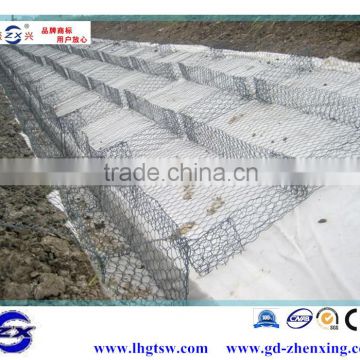 Factory direct wholesale hot-dipped galvanized gabion mat for river bank