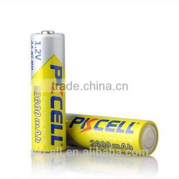 Factory Price High Capacity Rechargeable NIMH AA 2600mAh Battery 1.2V