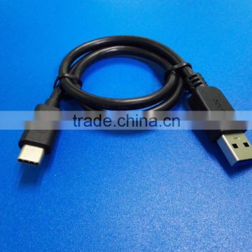 black usb 3.1 c to am cable