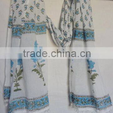 printed cotton scarf in india