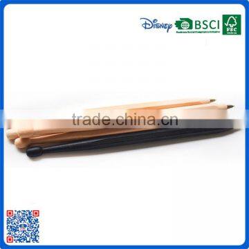 Promotional drumstick shape wooden ball pen