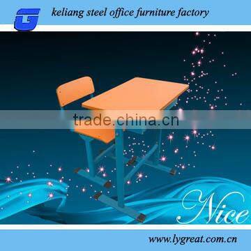 Metal School Tables and Chairs