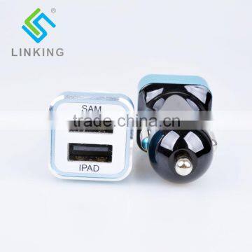 Convenient Cigarette Lighter Power Adapter DC5V Dual USB Car Mobile Phones Charger photo-2