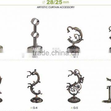 Heavy duty curtain brackets big curtain rod holder