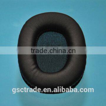 oval shape leatherette headphone ear cushion sponge earpad