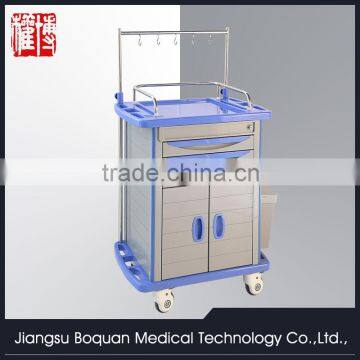 Five Drawers Plastic-steel Columns With One Dust Baskets ABS Transfusion Trolley photo-2